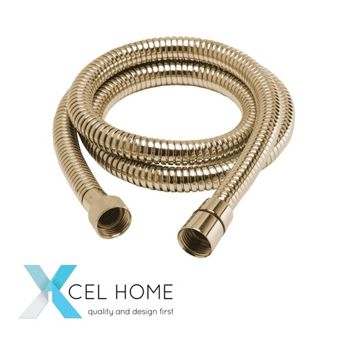 Tubo doccia acciaio inox oro - tubo,