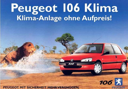 Catalogue brochure peugeot 106 - catalogue,