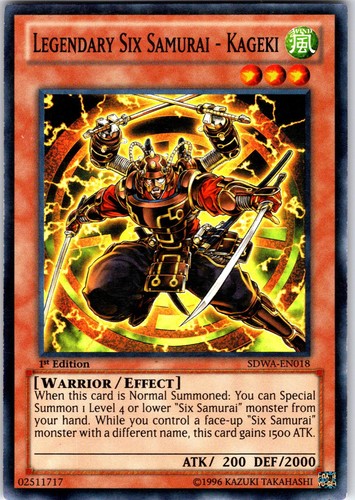 Legendary six samurai kageki - legendary,