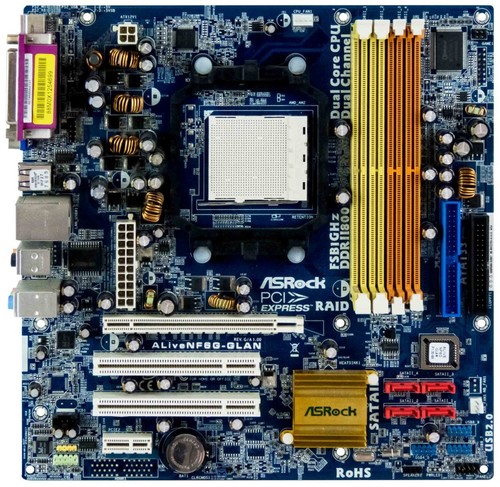 Asrock alivenf6g glan - am2, ddr2