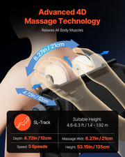 VEVOR Sedia Da Massaggio Con