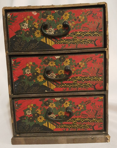 Cassettiera vintage giapponese