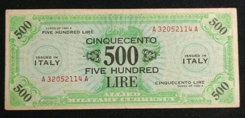500 lire bilingue - 500, am