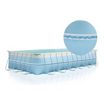 Piscina fuori terra San Marco Pantelleria kit silver 1036x548x132