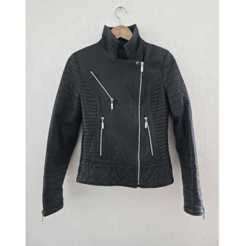 Leather giacca motociclista - giacca, da
