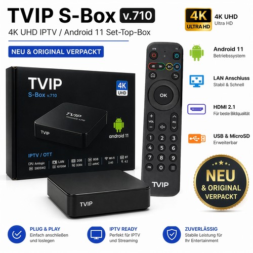 Tvip box 710 iptv - tvip,
