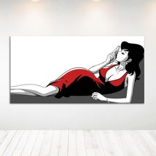 Quadro dipinto mano margot - quadro,
