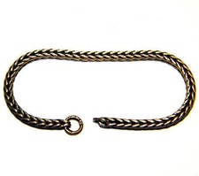 BRACCIALI AUTENTICI ARGENTO STERLING 925 ADATTI PERLE CHARM EUROPEO 18,5 CM