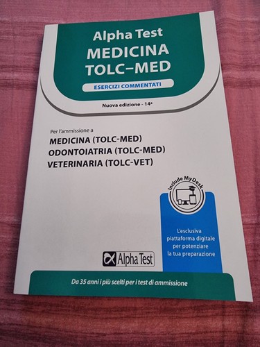 Set libri alpha - test, medicina