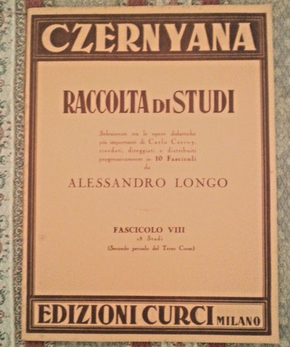Spartito czernyana raccolta - spartito,