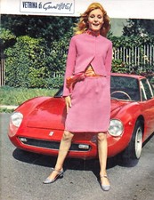 DE TOMASO VALLELUNGA COUPE' GHIA  & GIRL - 1967