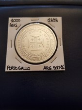 Moneta argento 1000 reis - , 1898