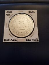 Moneta argento 1000 reis 1898
