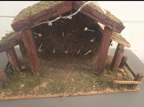 Capanna stalla presepe - presepe, in