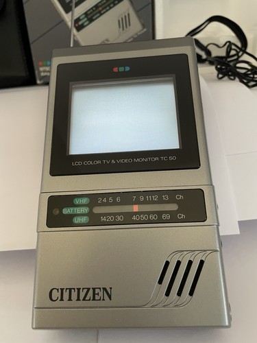 Lcd monitor video vintage - e,