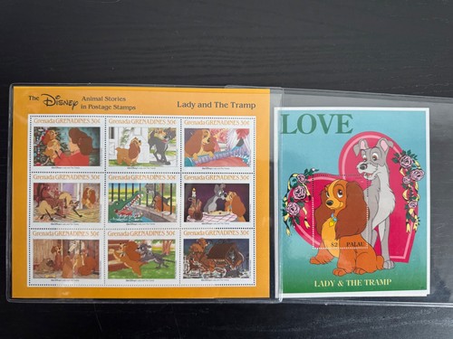 Francobolli disney lady - francobolli,