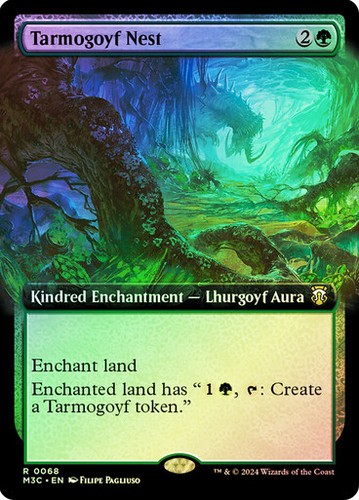 Ripple foil tarmogoyf - tarmogoyf, nest