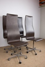 Série de 4 chaises de bureau