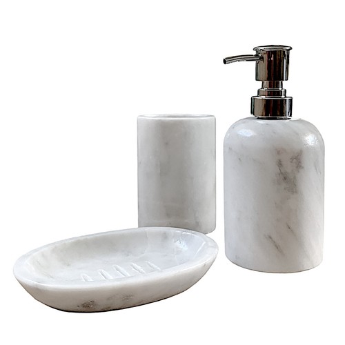 Set bagno marmo bianco - da,