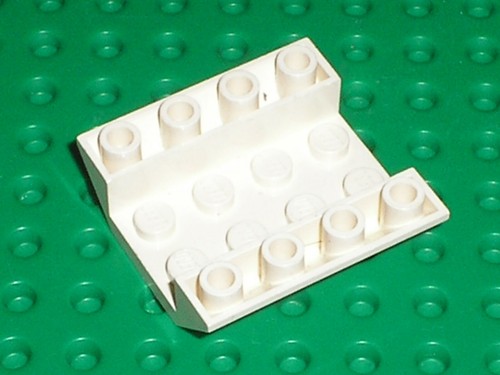 Lego white slope brick ref - slope,