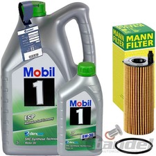 Filtro olio Mann + mobile 1 Esp 5W30 adatto per BMW X3 F25 X4 F26 s/x Drive 18d + 20d