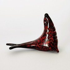 Figura di foca in vetro - Archimede Seguso - Murano - Anni '80 (cod. 1517)