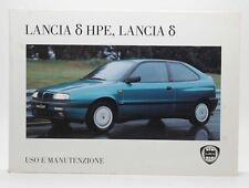 LANCIA DELTA HPE 1995 LIBRETTO USO E MANUTENZIONE ISTRUZIONE MANUALE ITALIANO