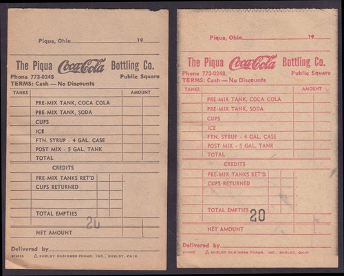 Piqua coca cola - piqua, bottiglia