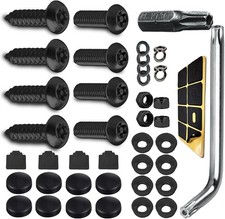 Kit Viti Targa Antifurto, Kit Targa Antimanomissione, 1/4" (M