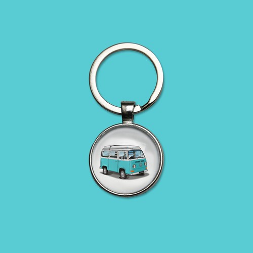 Porte clés combi westfalia - combi,