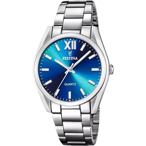 Festina esfera azul - azul, cuarzo