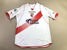 MAGLIA ac mantova calcio diadora FRANCHINI 2007-08 INDOSSATA MATCHWORN SERIE B