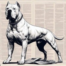 Dogo argentino cane - dogo, corso