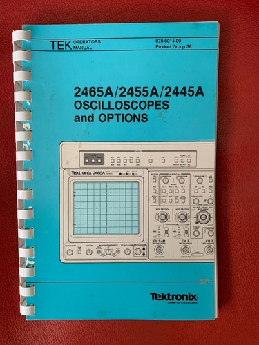 Tektronix 2465a 2445a - 2465a/2445a, e