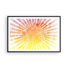 Poster 91x61cm vintage raggi - 91x61cm,