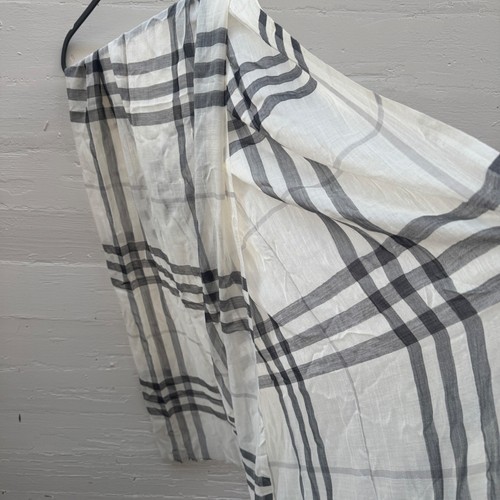Sciarpa burberry grigio - sciarpa, panna