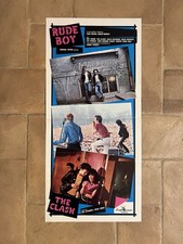RUDE BOY THE CLASH PUNK ROCK BAND JOE STRUMMER MICK JONES LOCANDINA ORIGINALE 