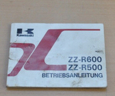 KAWASAKI ZZ R600 R500 Betriebsanleitung Bedienungsanleitung Fahrerhandbuch 1991