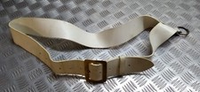 Bianco Fionda Tamburo Cinturino PVC Militare Inglese & Cavalry Tipo Banda Croce