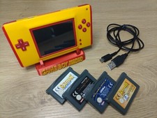 Game Boy Macro + 4 giochi + supporto + cavo USB