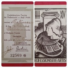 Tessera Ventennio Antica Anno