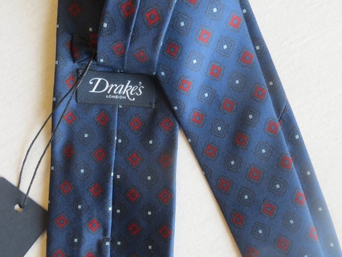 Cravatta drake forme blu - cravatta,