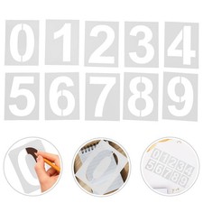  10 Pcs Stencil Con Numeri