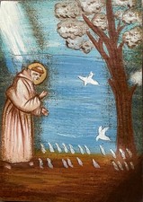 Icona realizzata a mano   San