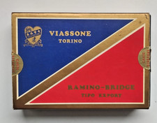 Viassone carte Ramino Bridge 2 mazzi da 52 carte + 2 jolly con scatola rigida