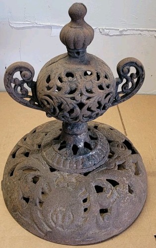 Antica stufa legna ornata - antica, a