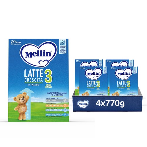 Mellin latte crescita in - 3,