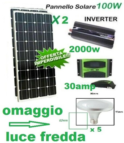 Kit fotovoltaico pwm inverter - kit,