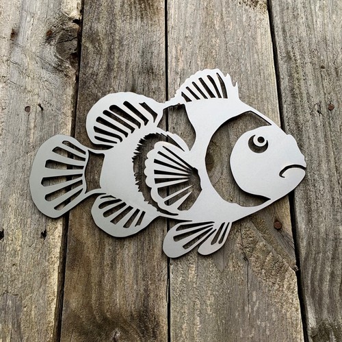 Pesce pagliaccio acciaio - pesce, arte
