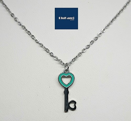 Collana con ciondolo chiave - ,